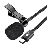YICHUANG YC-LM10 USB-C / Type-C 智能降噪電容領夾麥克風，線長：1.5m，YC-LM10