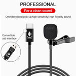 YICHUANG YC-LM10 USB-C / Type-C 智能降噪電容領夾麥克風，線長：1.5m，YC-LM10