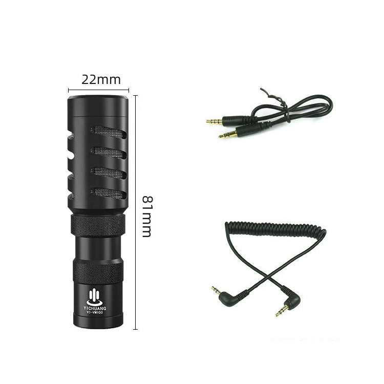 YICHUANG YC-VM100 3.5mm 端口便攜指向降噪麥克風