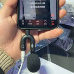 MK-5 四級針 3.5mm 鍍金插頭活體手機平板筆電迷你彎頭麥克風，四級針