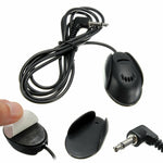ZJ010MR 單聲道 2.5mm 斜頭插頭 車用導航 GPS 喇叭外接藍牙麥克風，長度：3米，2.5mm