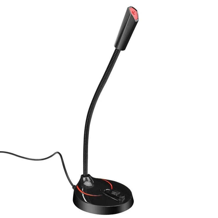 HXSJ F12 360 度可彎曲免驅動 USB 電腦麥克風，線長：2.2m