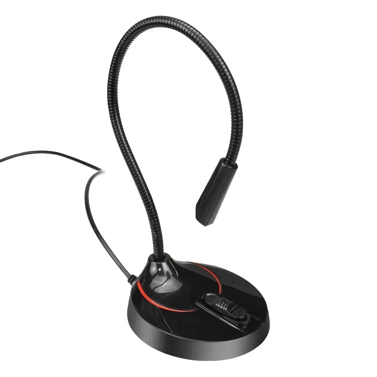 HXSJ F12 360 度可彎曲免驅動 USB 電腦麥克風，線長：2.2m