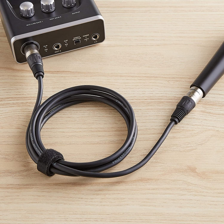 3米 3針 XLR 公頭轉 XLR 母頭 麥克風線，長度：3米