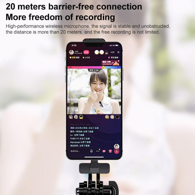 Type-C / USB-C 接口迷你無線領夾麥克風，Type-C