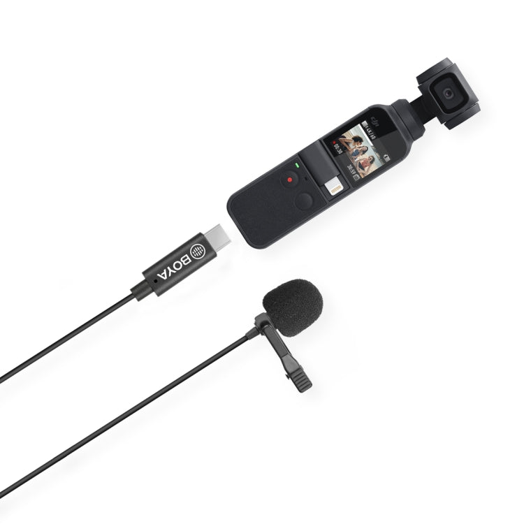 BOYA BY-M3-OP 適用於 DJI OSMO Pocket 的夾式數位領夾麥克風，BY-M3-OP