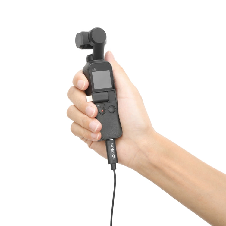 BOYA BY-M3-OP 適用於 DJI OSMO Pocket 的夾式數位領夾麥克風，BY-M3-OP