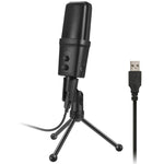 Yanmai SF-970 專業電容式錄音麥克風，附三腳架支架及 USB 線，線長：1.8m
