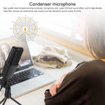 Yanmai SF-970 專業電容式錄音麥克風，附三腳架支架及 USB 線，線長：1.8m