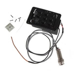 JOYO JE-307 電吉他拾音器 5頻段均衡器 民謠吉他均衡器 原聲吉他拾音器前置放大器 電子數位調音器，JE-307
