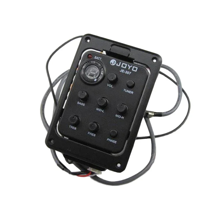 JOYO JE-307 電吉他拾音器 5頻段均衡器 民謠吉他均衡器 原聲吉他拾音器前置放大器 電子數位調音器，JE-307