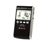 JOYO JM-90 迷你便攜式可充電夾式 LED 指示電子數位節拍器 音調產生器調音器，適用於吉他、小提琴、烏克麗麗，JM-90（黑色）、JM-90（白色）