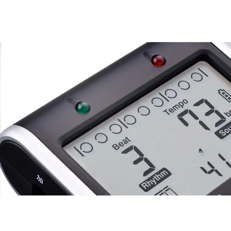 JOYO JM-90 迷你便攜式可充電夾式 LED 指示電子數位節拍器 音調產生器調音器，適用於吉他、小提琴、烏克麗麗，JM-90（黑色）、JM-90（白色）