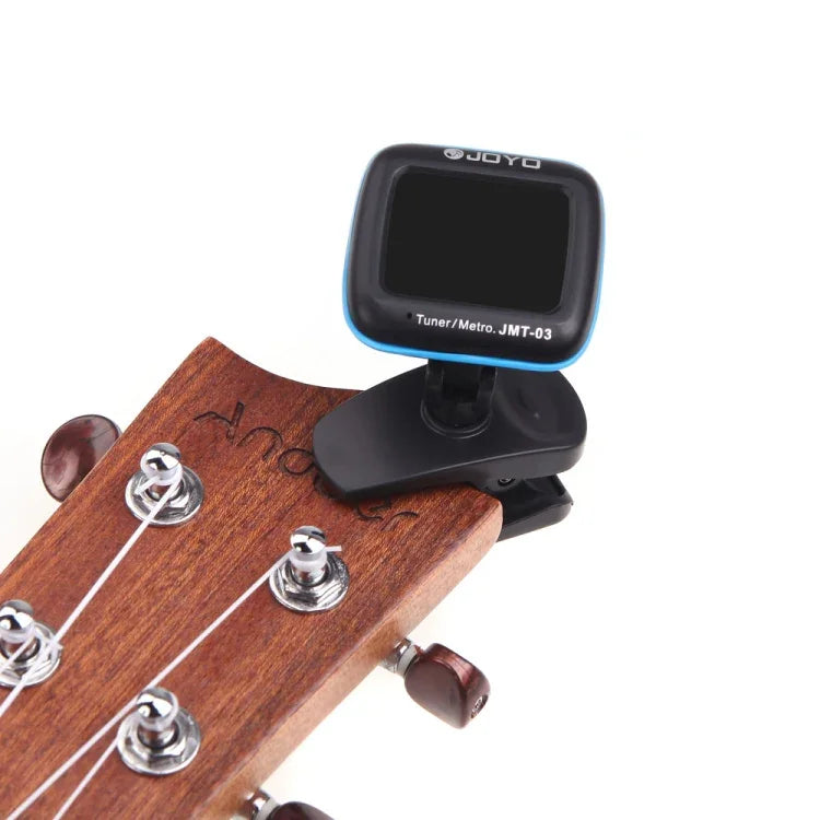 JOYO JMT-03 便攜夾式吉他調音器節拍器，支援麥克風及夾式調音模式，2合1 360度旋轉，適用於吉他、小提琴、烏克麗麗，JMT-03