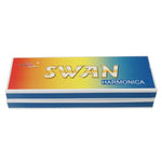 Swan SW24-12A 24 孔雙面口琴，適合初學者多聲部演奏，成人兒童初學者表演用，SW24-12A 24 孔多聲部口琴