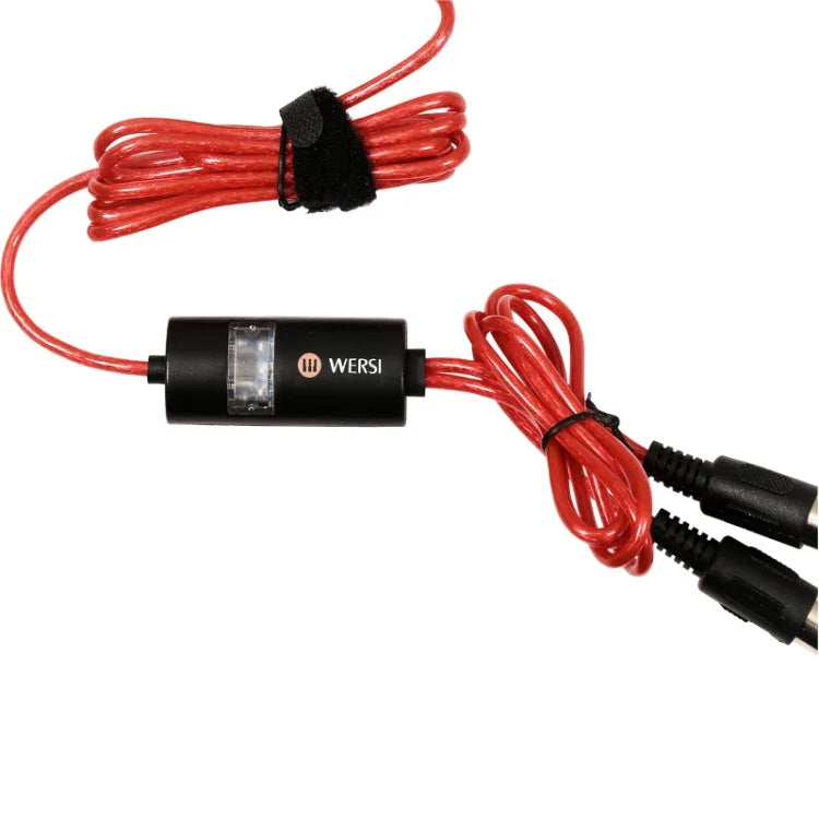 WERSI UM-18 USB MIDI 線 MidiPort MIDI 線 電子鋼琴 電子鼓 音樂編輯線，長度：2米