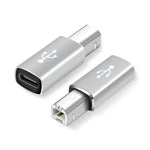 Type-C 母轉 MIDI 公通用轉接器，適用於電子樂器