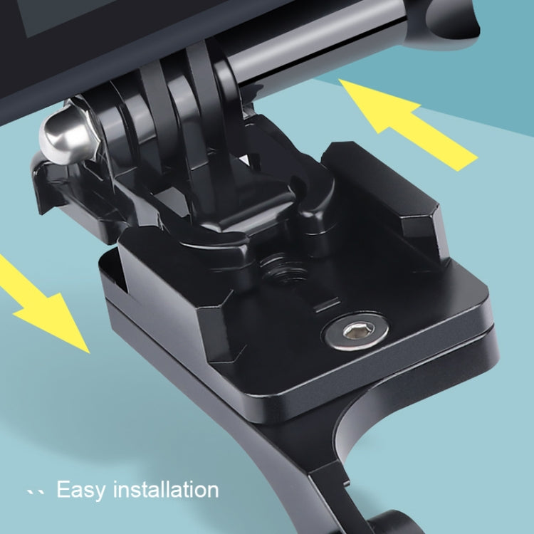 RUIGPRO 摩托車把手合金手機支架，適用於 GoPro / Insta360 / DJI OSMO 運動相機