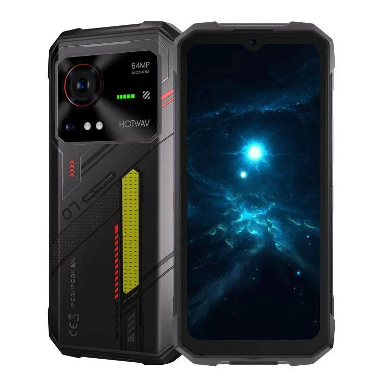 HOTWAV Hyper 7 防護型手機，8GB+256GB，10800mAh，6.6 吋 Android 14 MediaTek Dimensity 7050 5G，網絡：5G，OTG，NFC