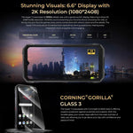 HOTWAV Hyper 7 防護型手機，8GB+256GB，10800mAh，6.6 吋 Android 14 MediaTek Dimensity 7050 5G，網絡：5G，OTG，NFC