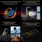 HOTWAV Hyper 7 防護型手機，8GB+256GB，10800mAh，6.6 吋 Android 14 MediaTek Dimensity 7050 5G，網絡：5G，OTG，NFC