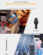 IP68/IP69K 防水防塵防震，臉部識別，4000mAh 電池，5.0 吋 Android 9.0 MTK6580A/W 四核心最高 1.3GHz，網路：3G，Armor X6 2GB+16GB