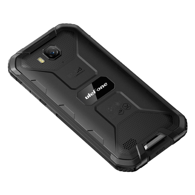 IP68/IP69K 防水防塵防震，臉部識別，4000mAh 電池，5.0 吋 Android 9.0 MTK6580A/W 四核心最高 1.3GHz，網路：3G，Armor X6 2GB+16GB