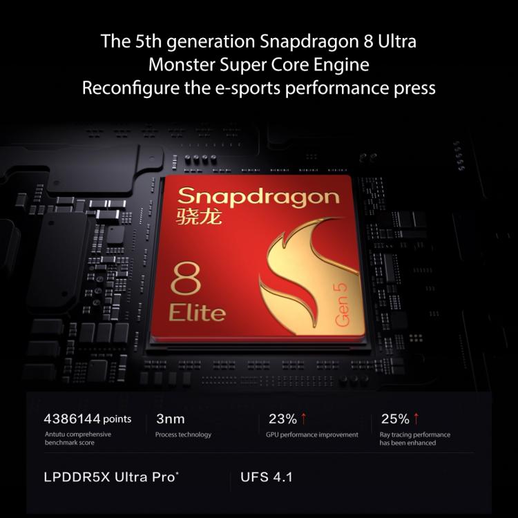 vivo iQOO 15，16GB+1TB，6.85 吋 Android 16 OriginOS 6 Snapdragon 8 Elite 第五代八核心，OTG，NFC，網絡：5G，支援 Google Play，16GB+1TB