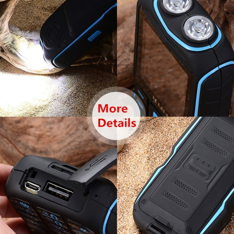 防塵防震，MTK6261DA，2400mAh 電池，2.4 吋，雙 SIM