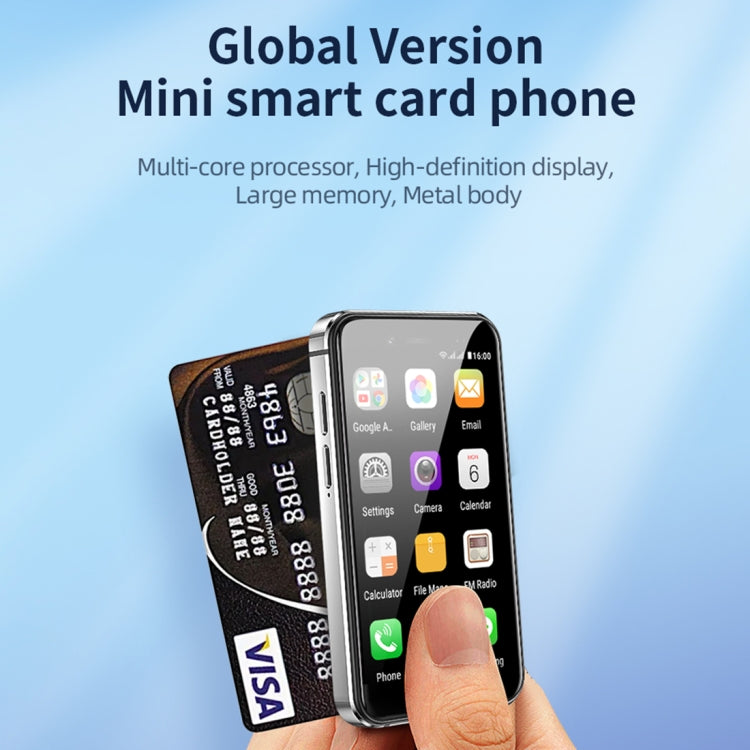 3.0 吋 Android 8.1 MTK6580 四核心 1.3GHz，網路：3G，雙 SIM，全球版含 Google Play