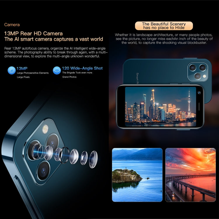 3.0 吋 Android 10.0 MTK6750 八核心，藍牙，WiFi，OTG，網路：4G，雙 SIM，支援 Google Play，2GB+16GB