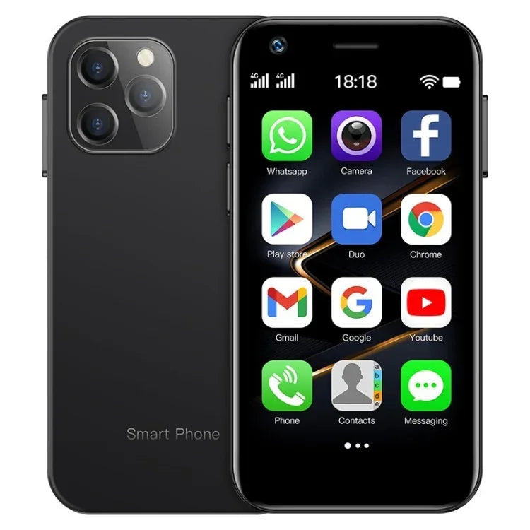 SOYES XS12 Pro，4GB+64GB 3.0 吋 Android 10.0 MTK6750 八核心，藍牙，WiFi，FM，OTG，網路：4G，雙卡雙待，支援 Google Play，4GB+64GB