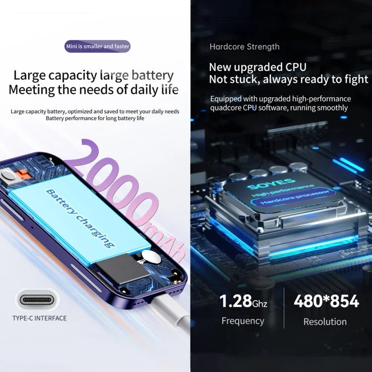 臉部識別，3.0 吋 Android 9.0 MTK6739CW 四核心最高 1.28GHz，OTG，網絡：4G，雙 SIM，支援 Google Play，3GB+32GB