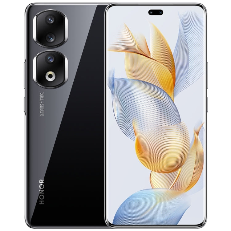 三後置鏡頭 + 雙前置鏡頭，螢幕指紋識別，6.78 吋 Magic UI 7.1 Android 13 Qualcomm Snapdragon 8+ Gen 1 八核心最高 3.0GHz，網絡：5G，OTG，NFC，不支援 Google Play，Honor 90 Pro 5G 12GB+256GB