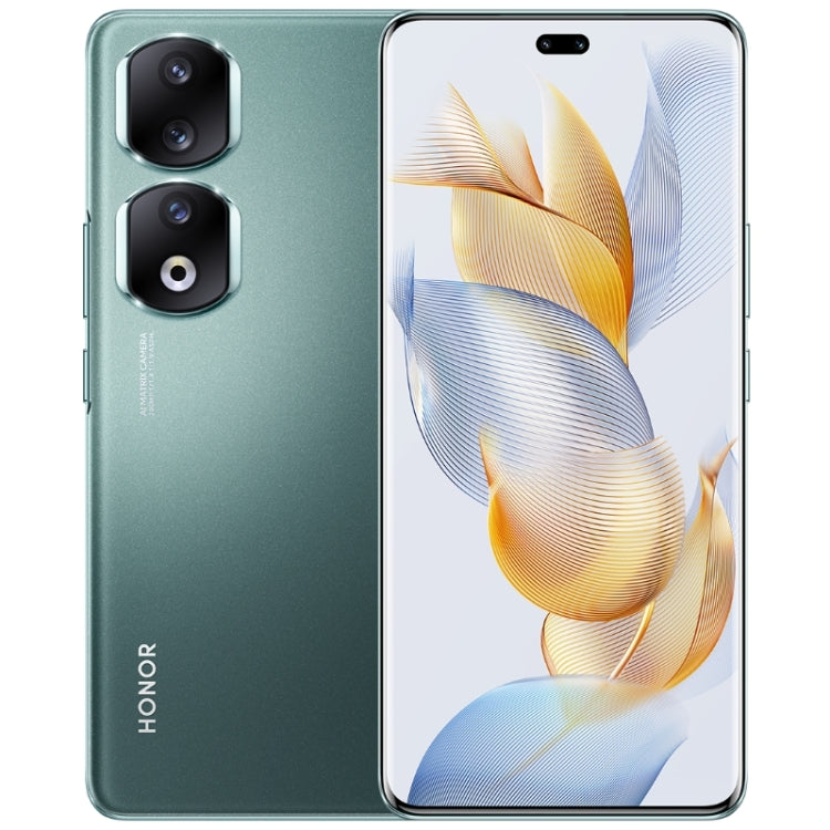 三後置鏡頭 + 雙前置鏡頭，螢幕指紋識別，6.78 吋 Magic UI 7.1 Android 13 Qualcomm Snapdragon 8+ Gen 1 八核心最高 3.0GHz，網絡：5G，OTG，NFC，不支援 Google Play，Honor 90 Pro 5G 12GB+256GB
