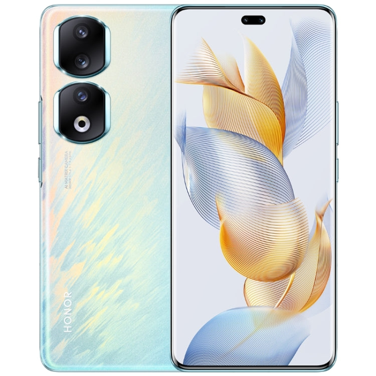 三後置鏡頭 + 雙前置鏡頭，螢幕指紋識別，6.78 吋 Magic UI 7.1 Android 13 Qualcomm Snapdragon 8+ Gen 1 八核心最高 3.0GHz，網絡：5G，OTG，NFC，不支援 Google Play，Honor 90 Pro 5G 12GB+256GB