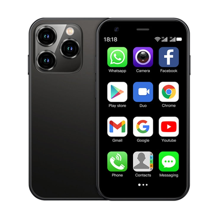 3.0 吋 Android 8.1 MTK6580 四核心最高 1.3GHz，藍牙，WiFi，GPS，網絡：3G，雙 SIM，SOYES XS15