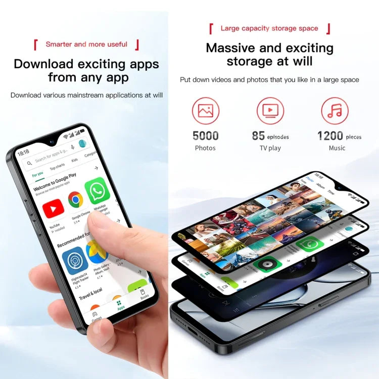 SOYES XS18 Pro Max，2GB+16GB，Face ID，4.3 吋 Android 8.1 MTK6737A 四核心，網路：4G，OTG，雙 SIM，XS18 Pro Max