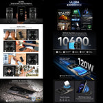 Ulefone Armor 28 Ultra 防護型手機，16GB+1TB，夜視，10600mAh，6.67 吋 Android 14 MediaTek Dimensity 9300+ 八核心，網絡：5G，NFC，Armor 28 Ultra