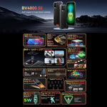 Blackview BV4800 SE 防護型手機，4GB+64GB，6.56 吋 Android 15 UMS9320E T615 八核心，網絡：4G，OTG，NFC，BV4800 SE 4GB+64GB