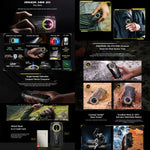 Ulefone Armor Mini 20，夜視，8GB+256GB，IP68/IP69K 耐用手機，4.7 吋 Android 14 聯發科 Dimensity 6300 八核心，網路：4G，NFC，OTG，Armor Mini 20