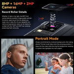 Blackview BV4800 Pro，4GB+128GB，IP68/IP69K/MIL-STD-810H，6.56 吋 Android 14 Unisoc T606 八核心，網路：4G，OTG