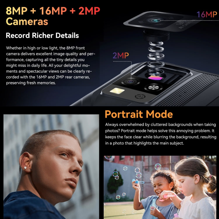 Blackview BV4800 Pro，4GB+128GB，IP68/IP69K/MIL-STD-810H，6.56 吋 Android 14 Unisoc T606 八核心，網路：4G，OTG