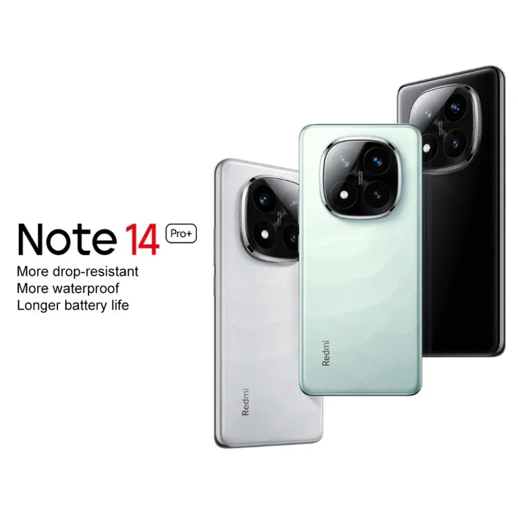 小米 Redmi Note 14 Pro+，16GB+512GB，6.67 吋 小米 HyperOS Snapdragon 7s Gen 3 八核心，NFC，網路：5G，16GB+512GB