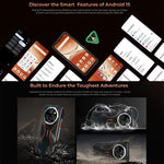 Oukitel WP55 Pro 5G 三防手機，16GB+512GB，108MP 相機，指紋識別，6.6 吋 Android 15 MediaTek Dimensity 7025 八核心，NFC，OTG，網絡：5G，WP55 Pro