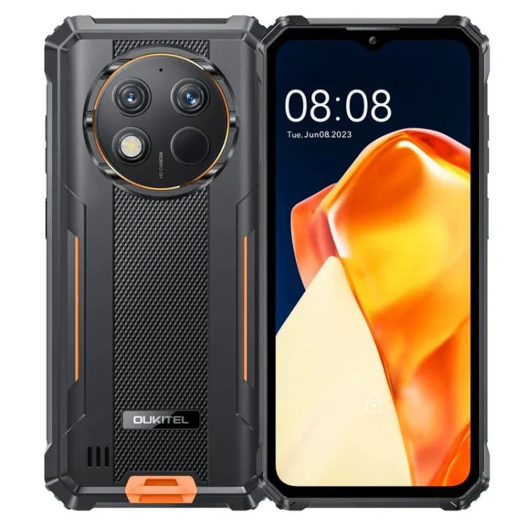 Oukitel G1 耐用手機，6GB+256GB，指紋識別，6.52 吋 Android 14 T606 八核心，NFC，OTG，網路：4G