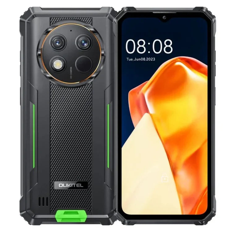 Oukitel G1 耐用手機，6GB+256GB，指紋識別，6.52 吋 Android 14 T606 八核心，NFC，OTG，網路：4G