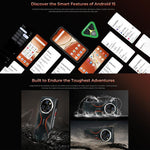 Oukitel WP55 5G 三防手機，12GB+256GB，108MP 相機，指紋識別，6.6 吋 MediaTek Dimensity 7025 八核心，NFC，OTG，網絡：5G，WP55