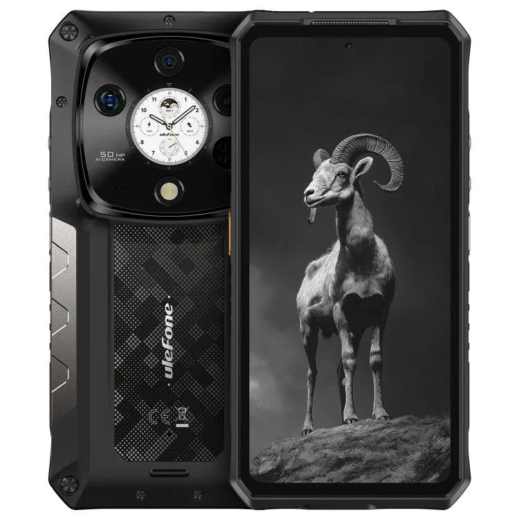 Ulefone Armor 28 Pro 三防手機，16GB+512GB，夜視，10600mAh，6.67 吋 + 1.04 吋 Android 15 MediaTek Dimensity 7300 八核心，網絡：5G，NFC
