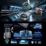 Oukitel WP200 Pro 5G 三防手機，24GB+1TB，螢幕指紋，6.7 吋 Android 15.0 MTK Dimensity 8200 八核心，NFC，OTG，網絡：5G